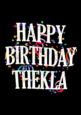 Happy Birthday Thekla