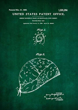 68 Water Polo Cap Patent