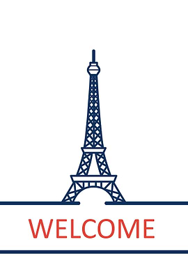 Welcome to Paris Line art