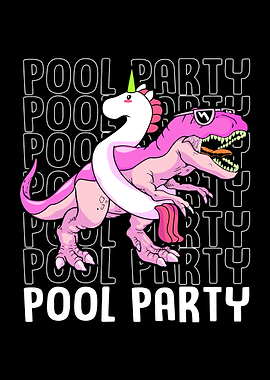 Pool Party Dinosaur