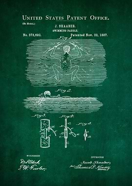 76 Swimming Paddle Patent