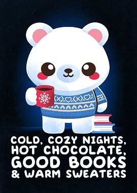 Winter time polar bear