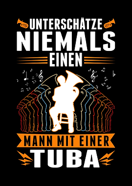 Tuba Mann Tubist Orchester