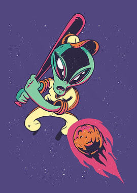 Alien baseball soccer ace