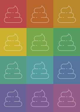 Poop Icons Pop Art 1