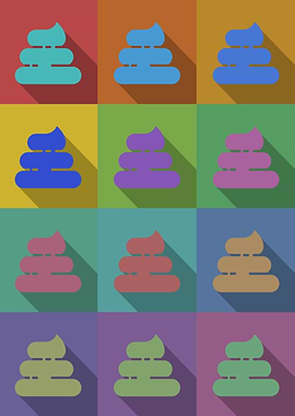 Poop Icons Pop Art 5