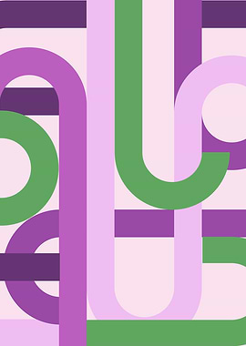 purple geometric pattern