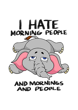 Elephant Funny I Hate