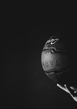 Basketball black and white