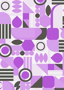 purple geometric pattern