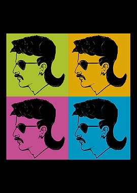 Retro Mullet Pride Vintage