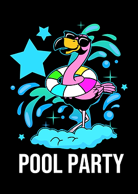 Flamingo Party Pool