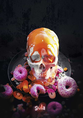 Gluttony skull