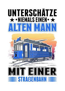 Straenbahn Alter Mann