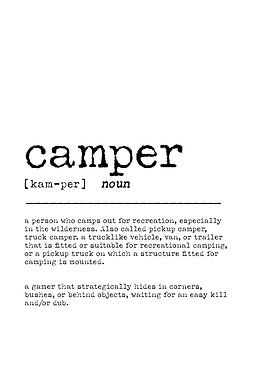 Camper Definition