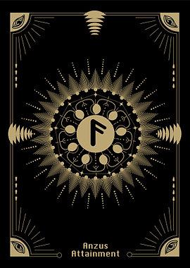 Elder Futhark Rune Anzus