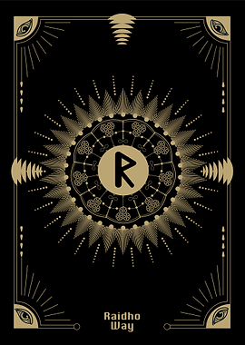 Elder Futhark Rune Raidho