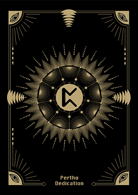 Elder Futhark Rune Pertho