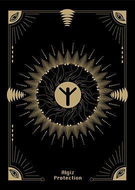 Elder Futhark Rune Algiz