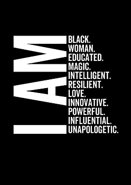 I Am Black Woman Educated