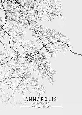 Annapolis Maryland Map