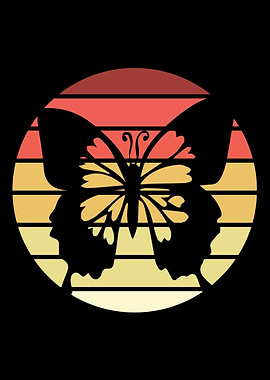 Butterfly Retro Vintage