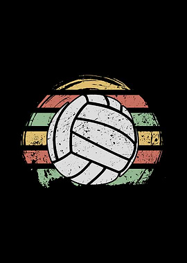 Volleyball Ball Retro