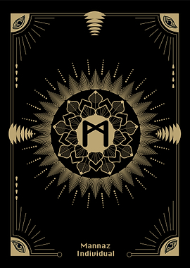 Elder Futhark Rune mannaz