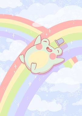 Fridolin on a Rainbow