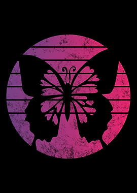 Butterfly Retro Vintage