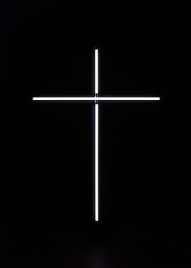 Neon Christian Cross