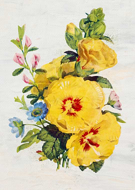 Simple Floral Painting 4