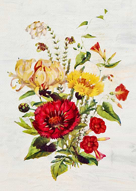 Simple Floral Painting 6