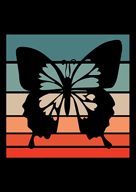 Butterfly Retro Vintage
