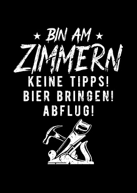 Zimmerer Handwerk Geschenk