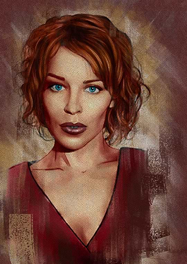 Kylie Minogue in Red