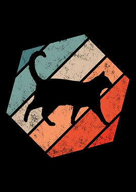 Cat Retro Vintage