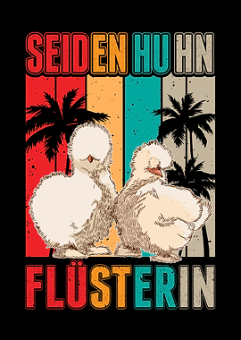 Seidenhuhn Flsterin