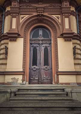 Vintage ornate door