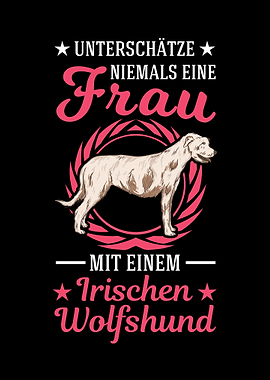 Irischer Wolfshund Frau