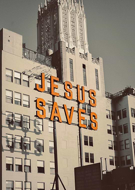 Jesus Saves Sign Of Hope