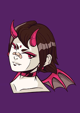 Demon cute girl anime