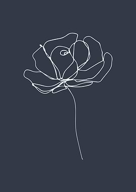 Minimal Art Flower 10