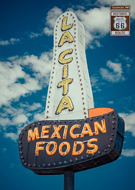 La Cita Neon Sign Route 66