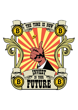 Bitcoin Retro Vintage