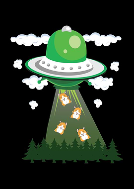 Hamster UFO abduction