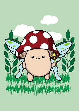Cottagecore Mushroom Fairy