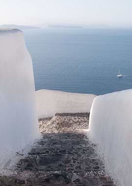 Santorini Oia Stairs 1