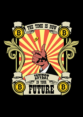 Bitcoin Retro Vintage