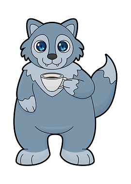 Wolf Cup of Coffee